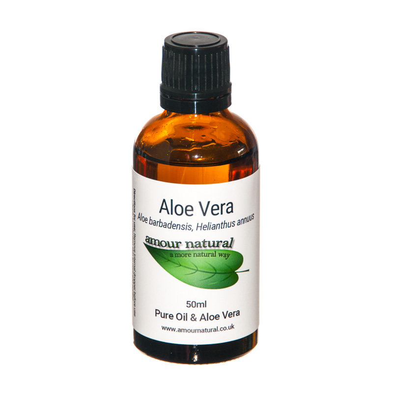 Aloe vera oil, infused