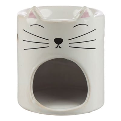 Cat oil burner, white