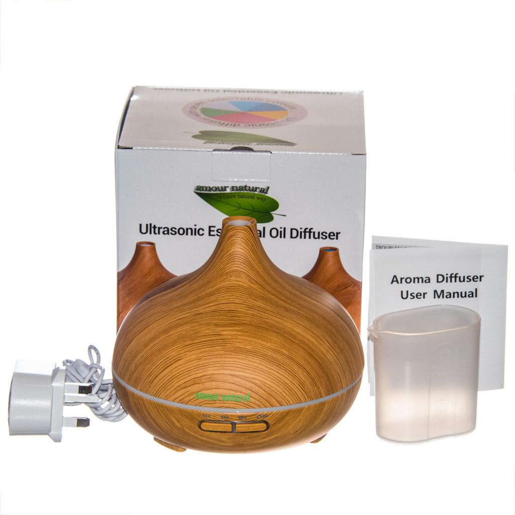 Wood-effect large electric diffuser