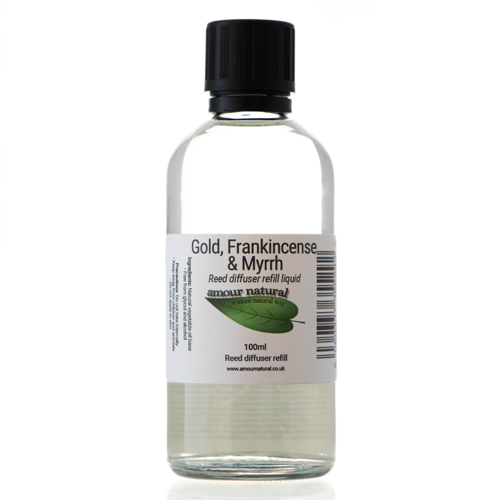 Gold, Frankincense and Myrrh reed diffuser refill (bottle only)