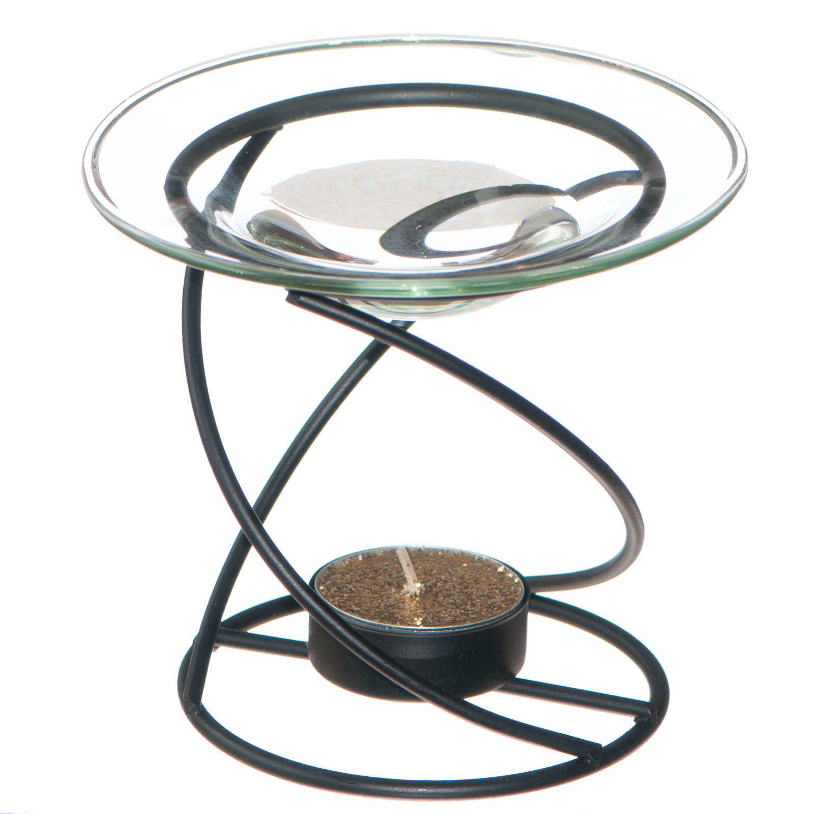 Spiral oil burner