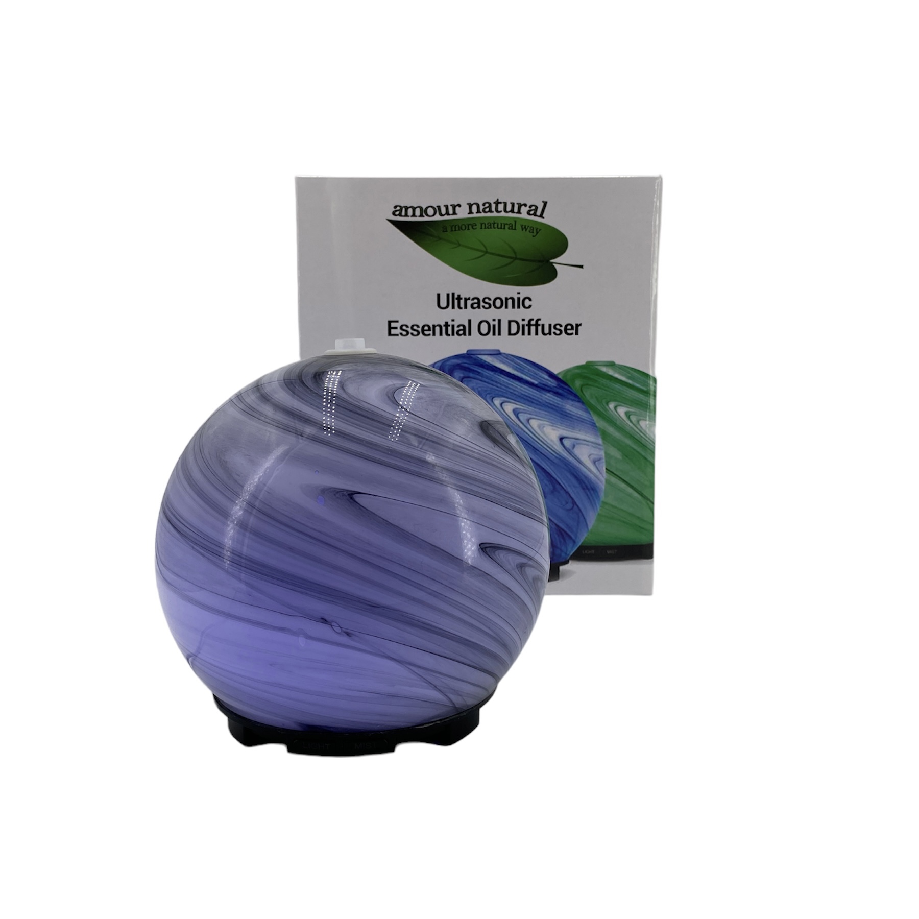 Glass dome ultrasonic electric diffuser