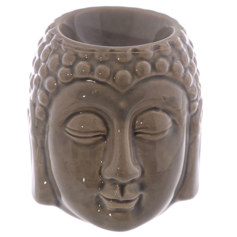Buddha Head Oil burner, grey